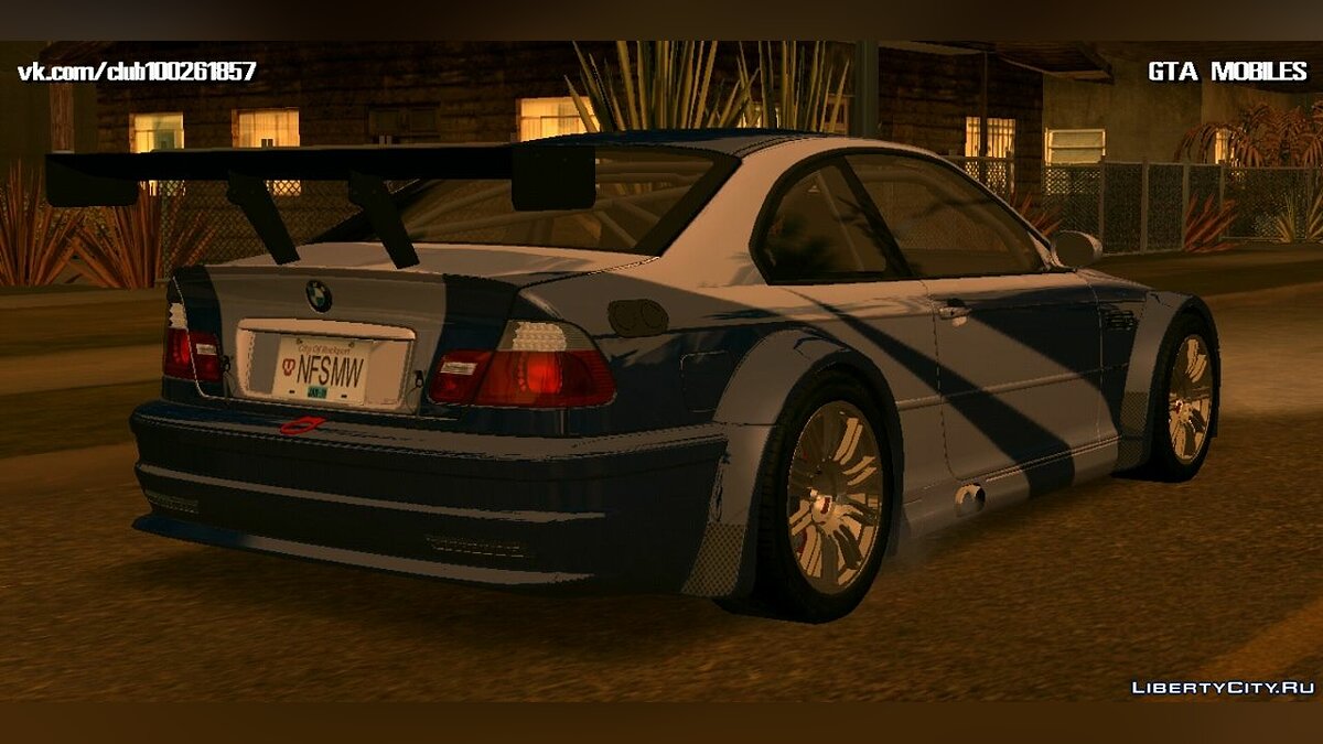 Скачать BMW M3 из Need For Speed: Most Wanted для GTA San Andreas (iOS,  Android)