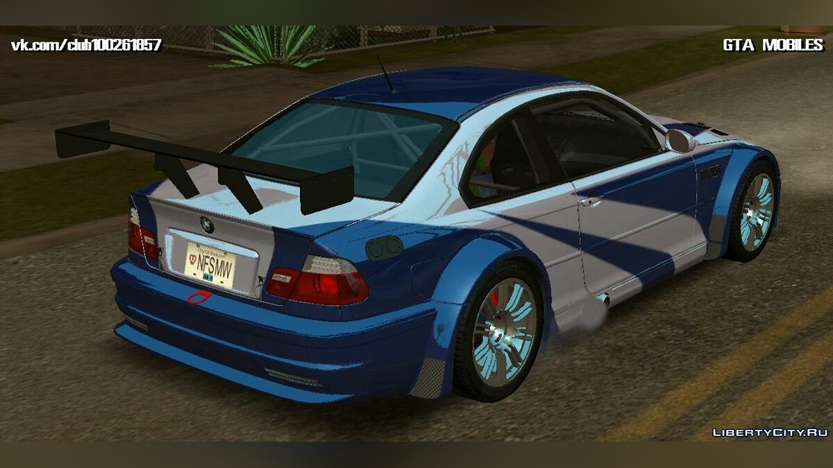 Скачать BMW M3 из Need For Speed: Most Wanted для GTA San Andreas (iOS,  Android)