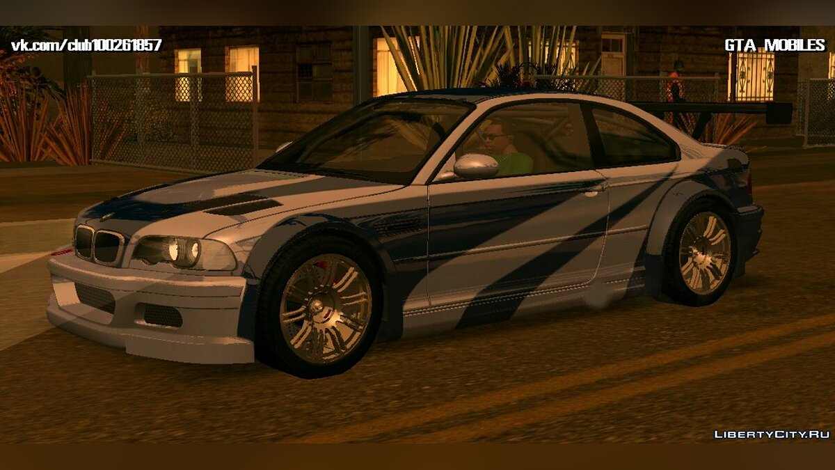 Скачать BMW M3 из Need For Speed: Most Wanted для GTA San Andreas (iOS,  Android)