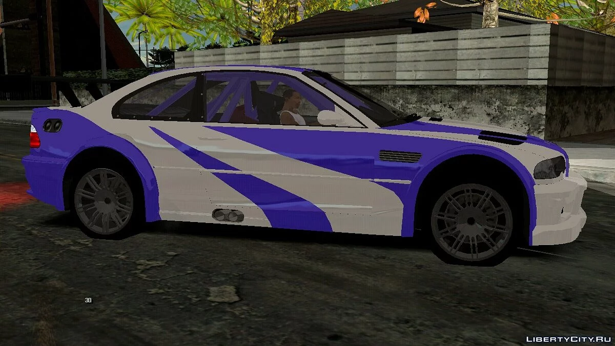 BMW M3 из NFS: Most Wanted (только DFF) / GTA San Andreas (iOS, Android)