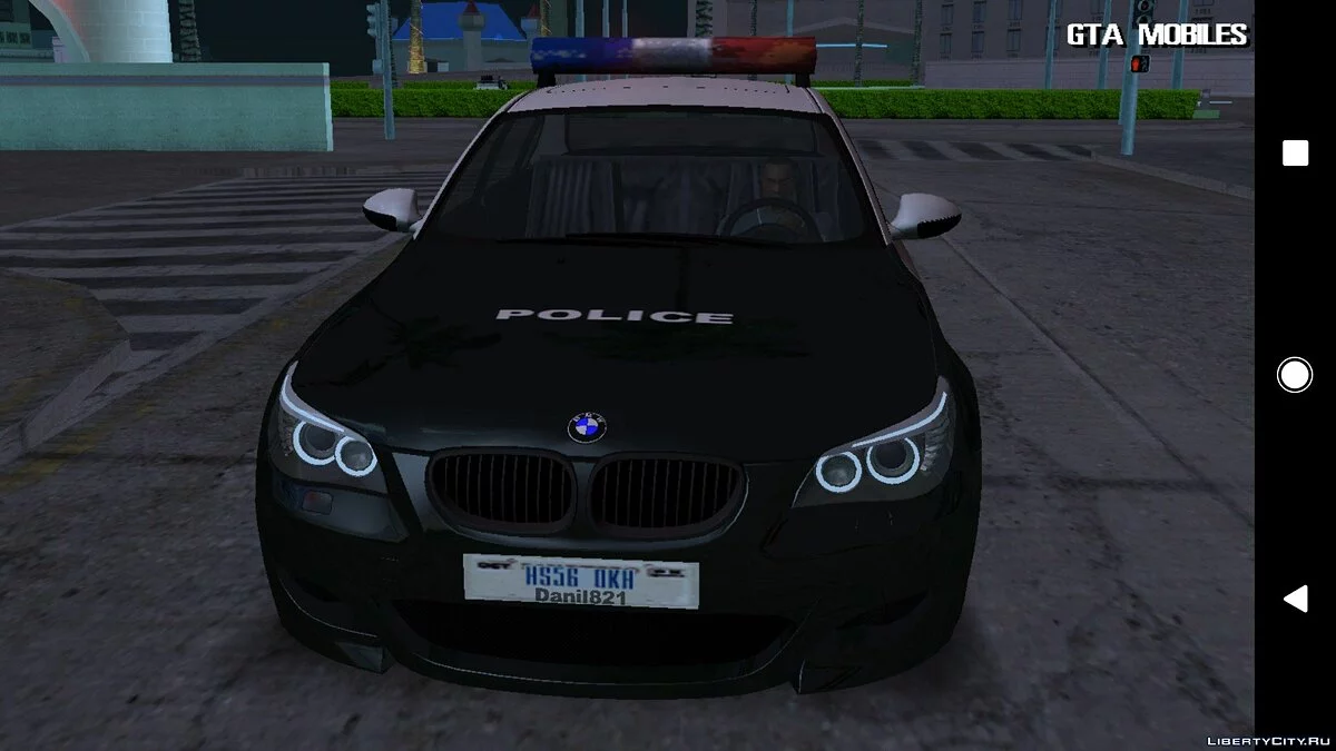BMW M5 E60 Police LVPD / GTA San Andreas (iOS, Android)