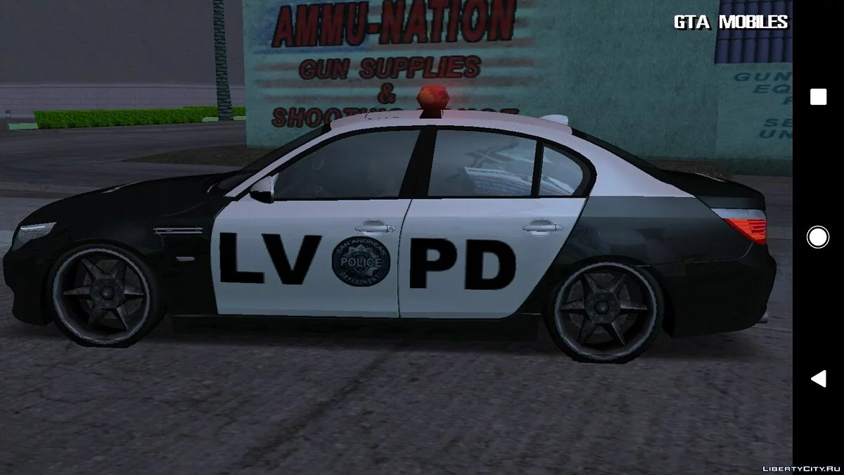 BMW M5 E60 Police LVPD / GTA San Andreas (iOS, Android)