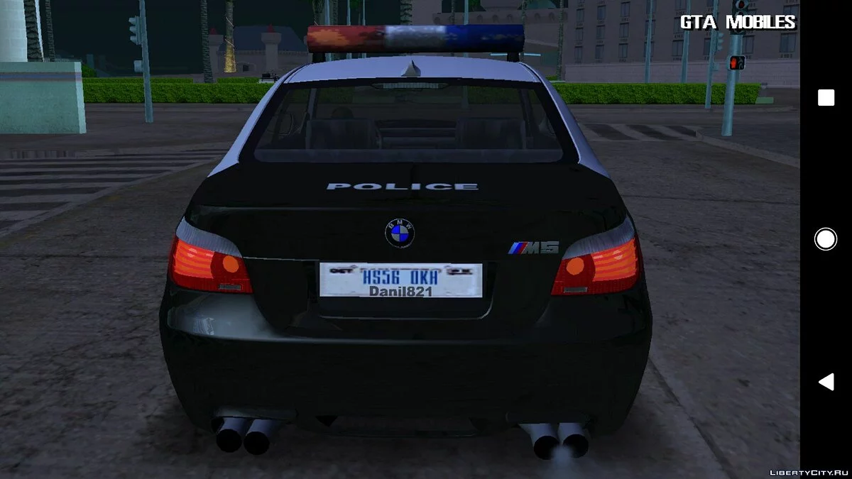 BMW M5 E60 Police LVPD / GTA San Andreas (iOS, Android)