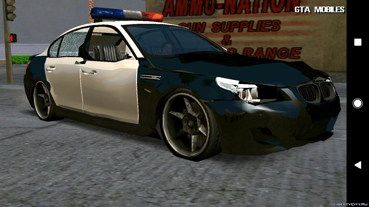 BMW M5 E60 Police LVPD / GTA San Andreas (iOS, Android)
