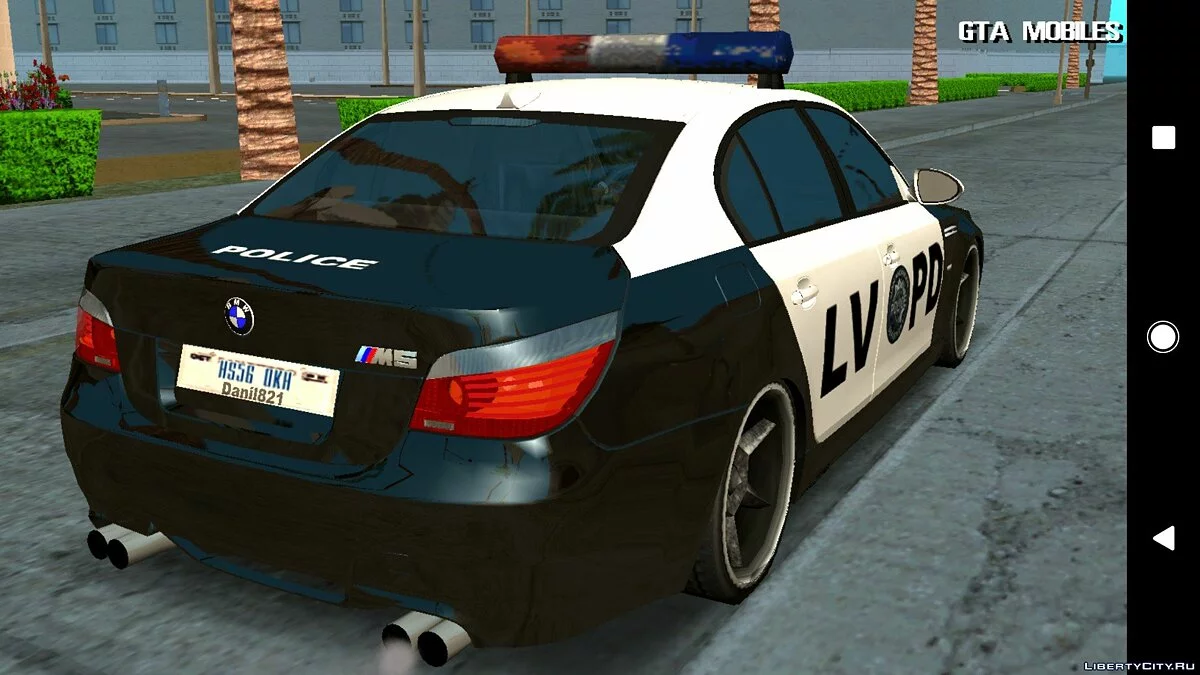 BMW M5 E60 Police LVPD / GTA San Andreas (iOS, Android)