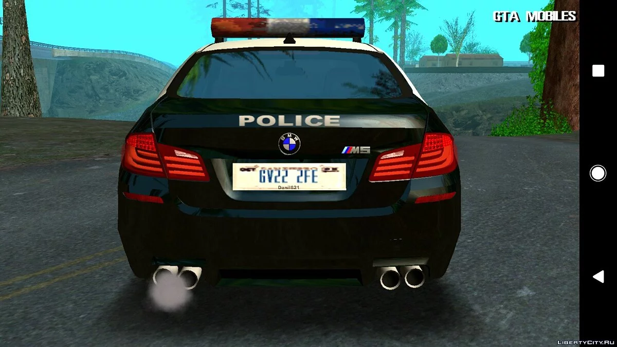 BMW M5 F10 Countryside Police (только DFF) / GTA San Andreas (iOS, Android)