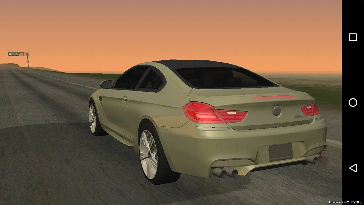 BMW M6 F13 2013 (только DFF) / GTA San Andreas (iOS, Android)