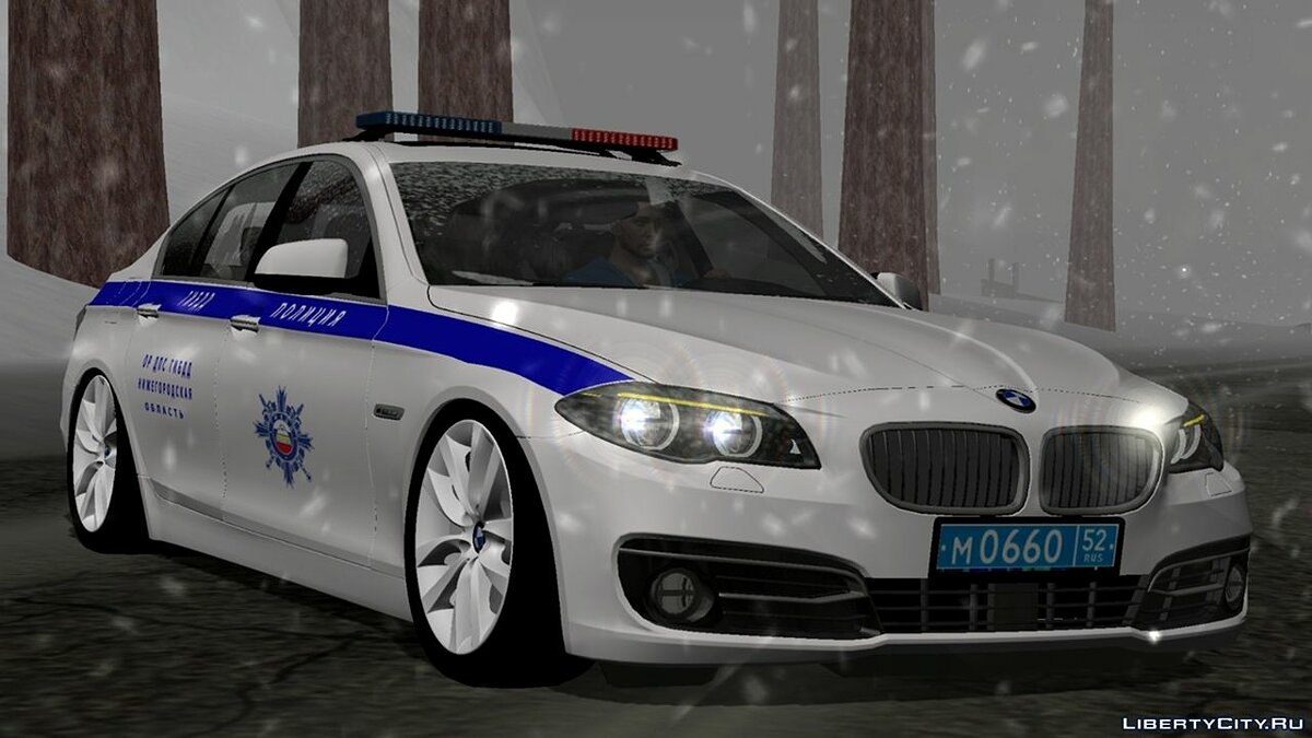 Скачать BMW - ДПС (Зима) для GTA San Andreas (iOS, Android)