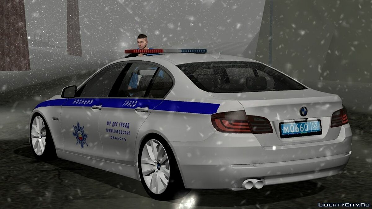 Скачать BMW - ДПС (Зима) для GTA San Andreas (iOS, Android)