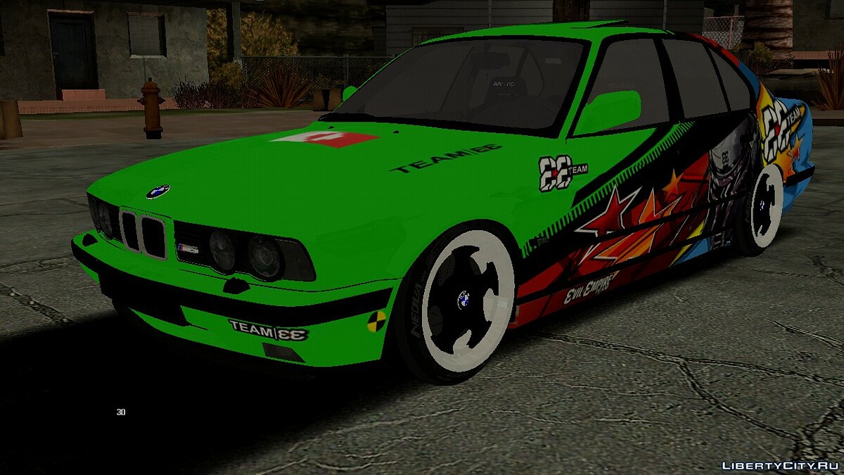 Скачать BMW E34 Evil Empire Team для GTA San Andreas (iOS, Android)