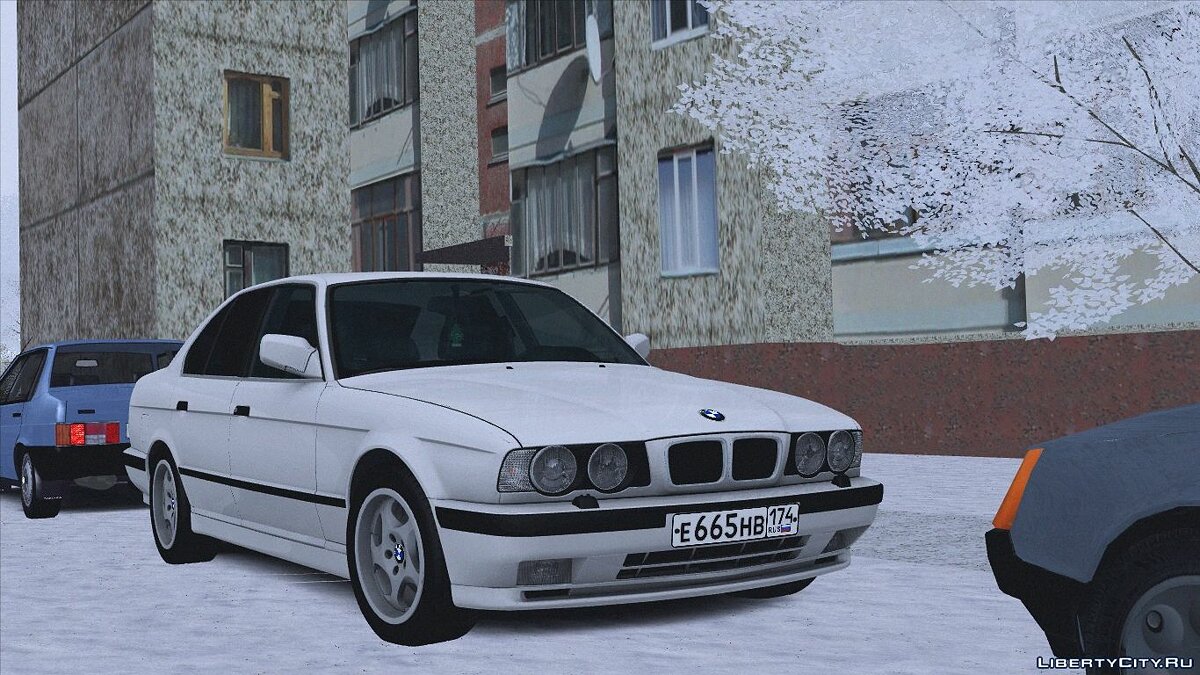 Скачать BMW E34 для GTA San Andreas (iOS, Android)