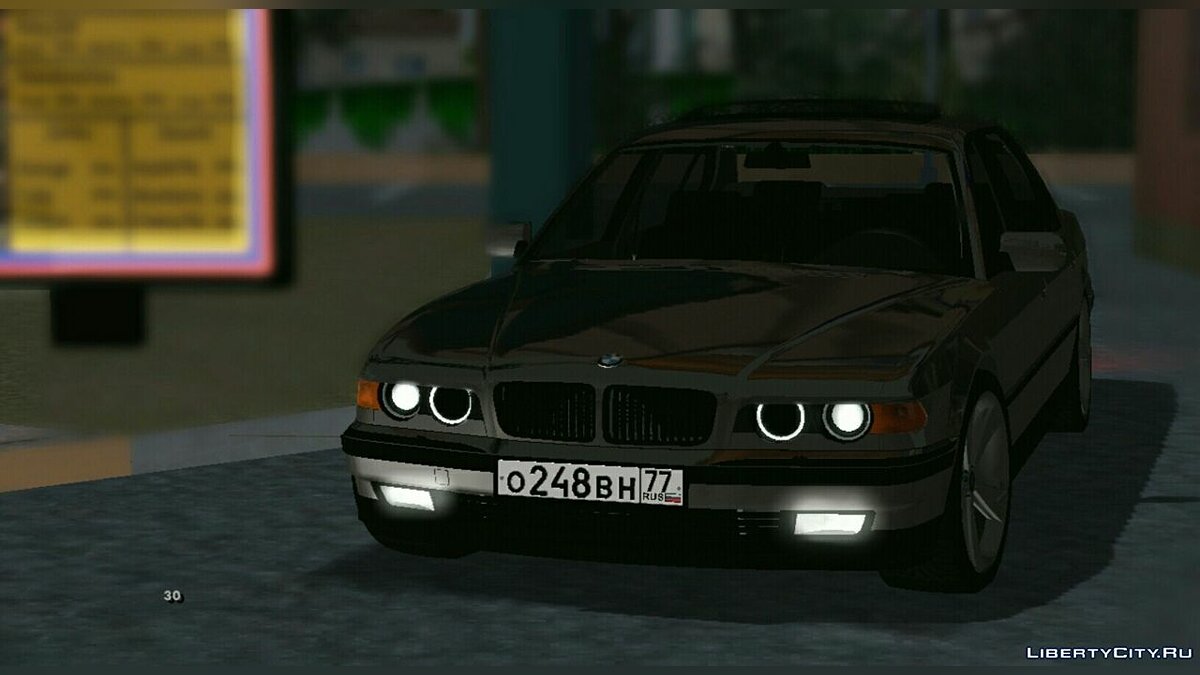 Скачать BMW E38 750 для GTA San Andreas (iOS, Android)