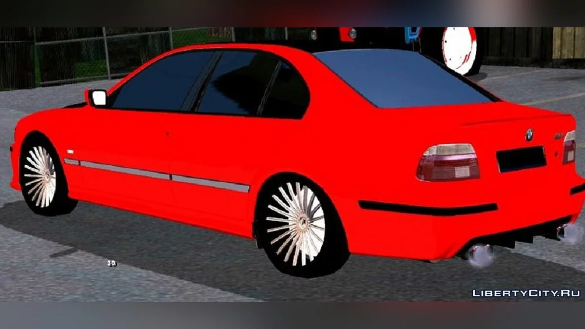 BMW E39 Red Black / GTA San Andreas (iOS, Android)