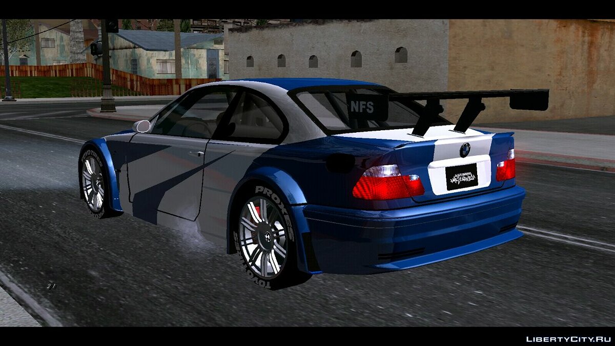 Скачать 2005 BMW M3 NFS Most Wanted (только DFF) для GTA San Andreas (iOS,  Android)