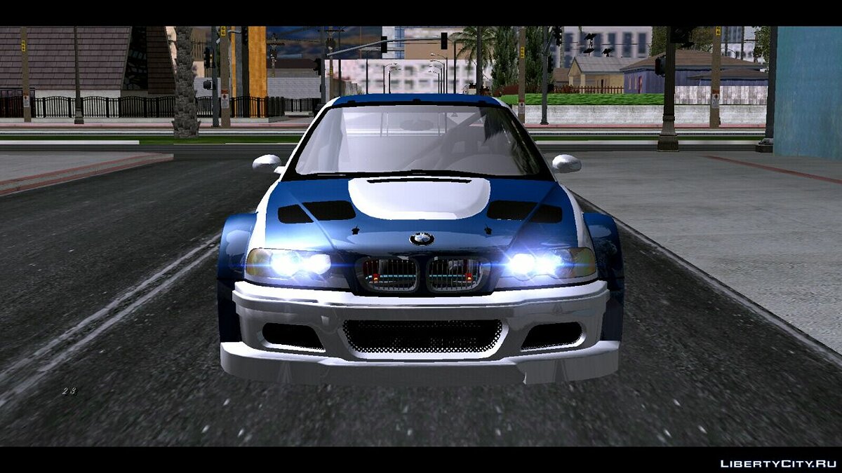 Скачать 2005 BMW M3 NFS Most Wanted (только DFF) для GTA San Andreas (iOS,  Android)