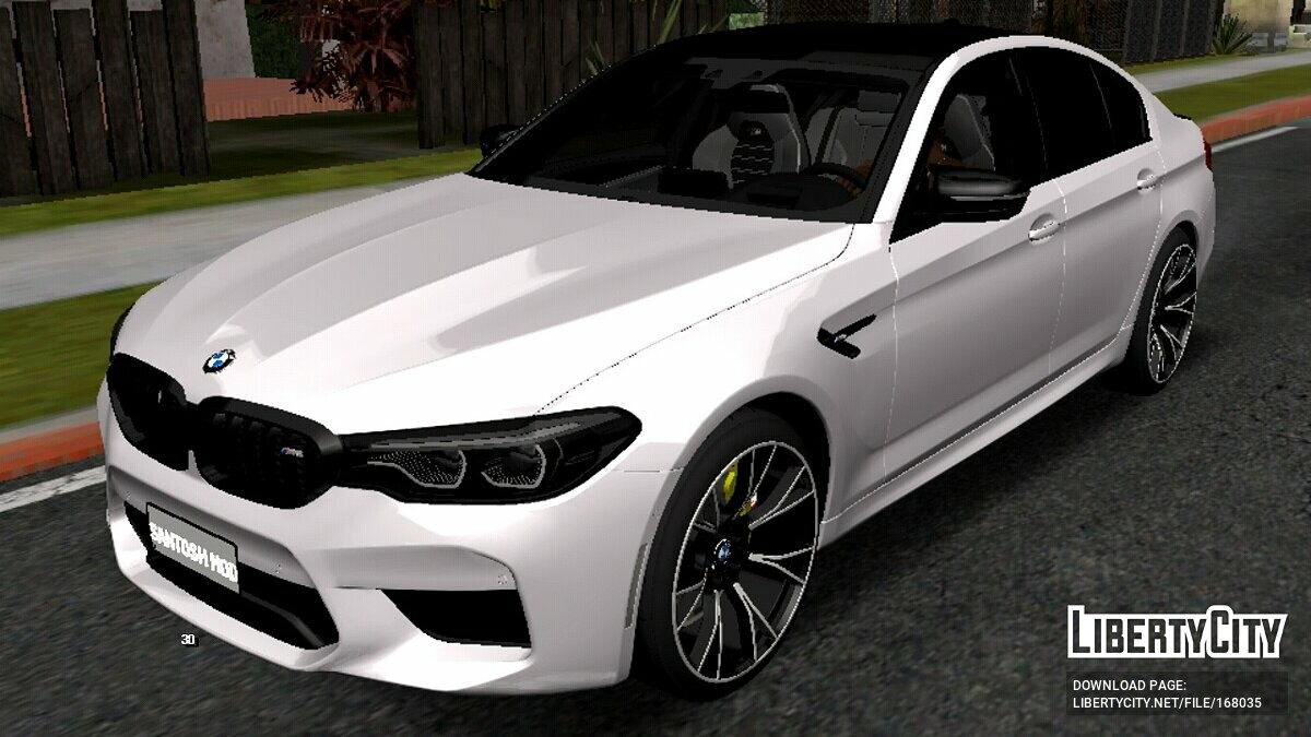 Скачать BMW M5 F90 2021 (только DFF) для GTA San Andreas (iOS, Android)