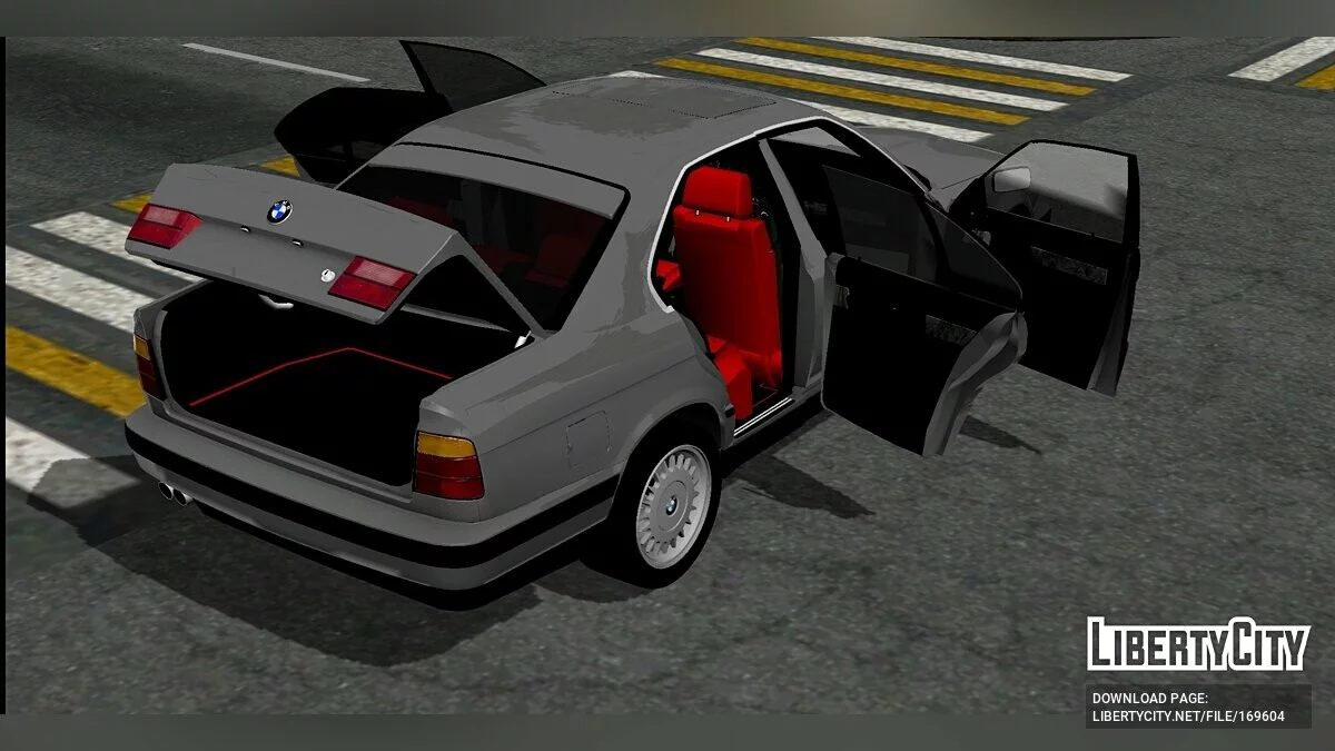 BMW Е34 / GTA San Andreas (iOS, Android)