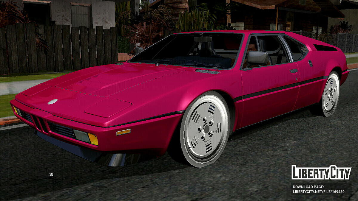 Скачать BMW M1 (только DFF) для GTA San Andreas (iOS, Android)