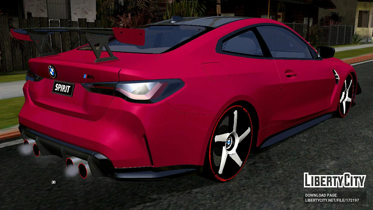 BMW M4 2021 (только DFF) / GTA San Andreas (iOS, Android)