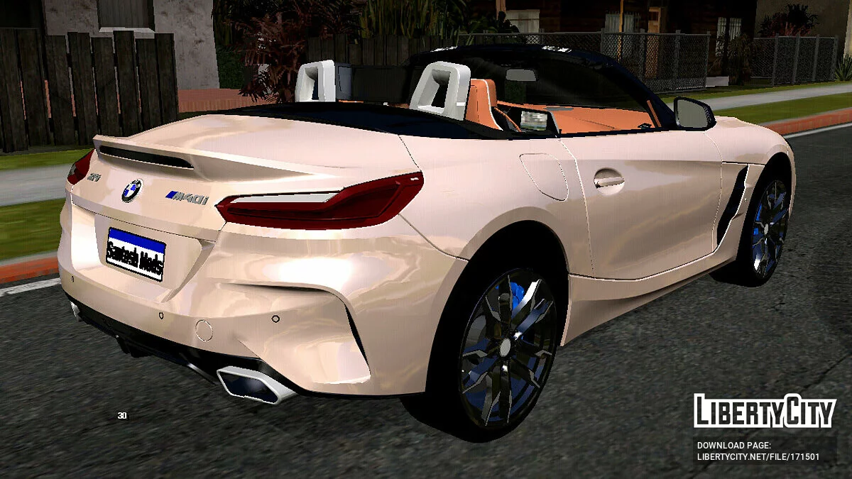 BMW Z4 Cabrio 2019 (только DFF) / GTA San Andreas (iOS, Android)