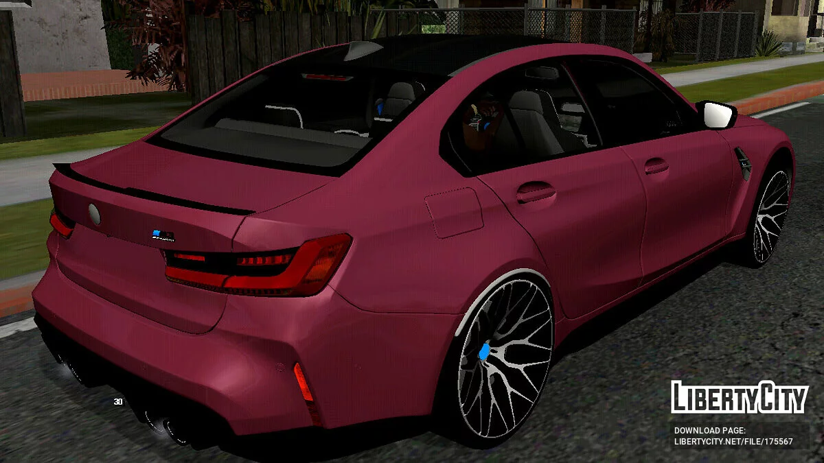 BMW M3 Competition G80 2020 (только DFF) / GTA San Andreas (iOS, Android)