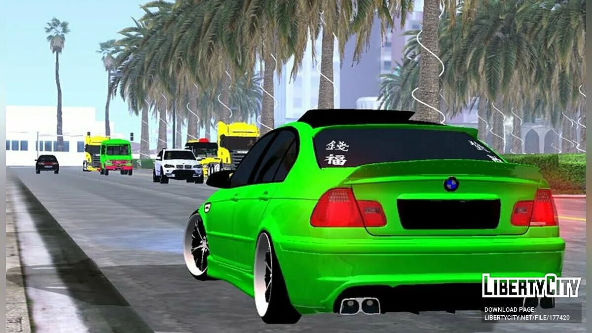 BMW E46 Sedan Tuning / GTA San Andreas (iOS, Android)