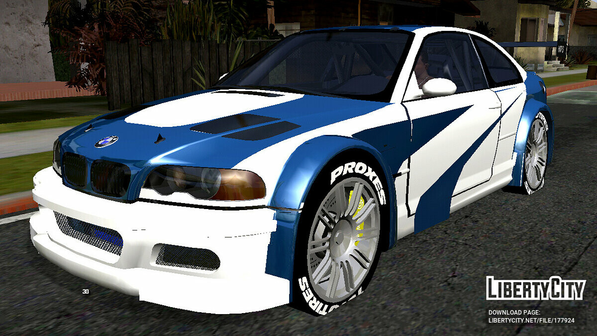 Скачать BMW M3 из Need For Speed: Most Wanted (только DFF) для GTA San  Andreas (iOS, Android)