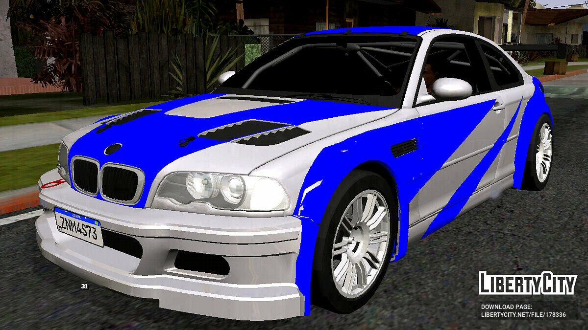 Скачать BMW M3 из Need For Speed для GTA San Andreas (iOS, Android)