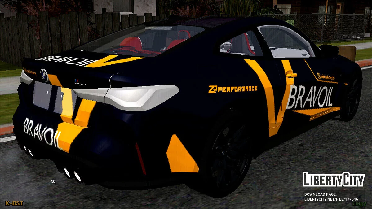 BMW M4 G82 2021 Bravoil / GTA San Andreas (iOS, Android)