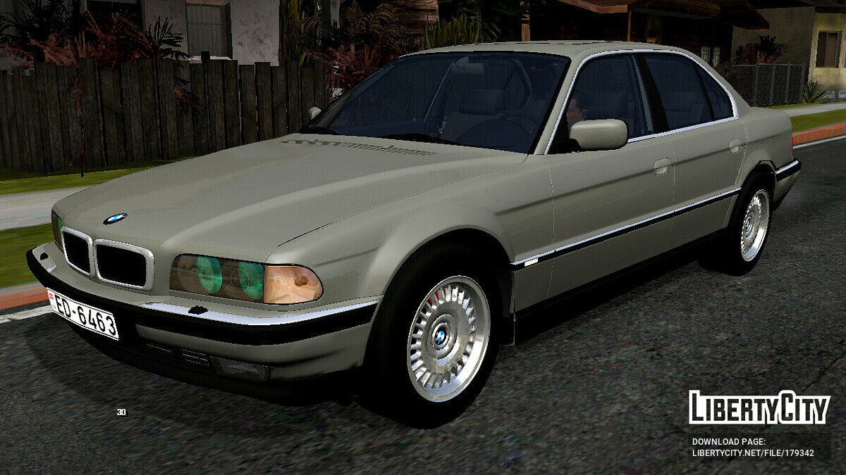 Скачать BMW 750 E38 для GTA San Andreas (iOS, Android)