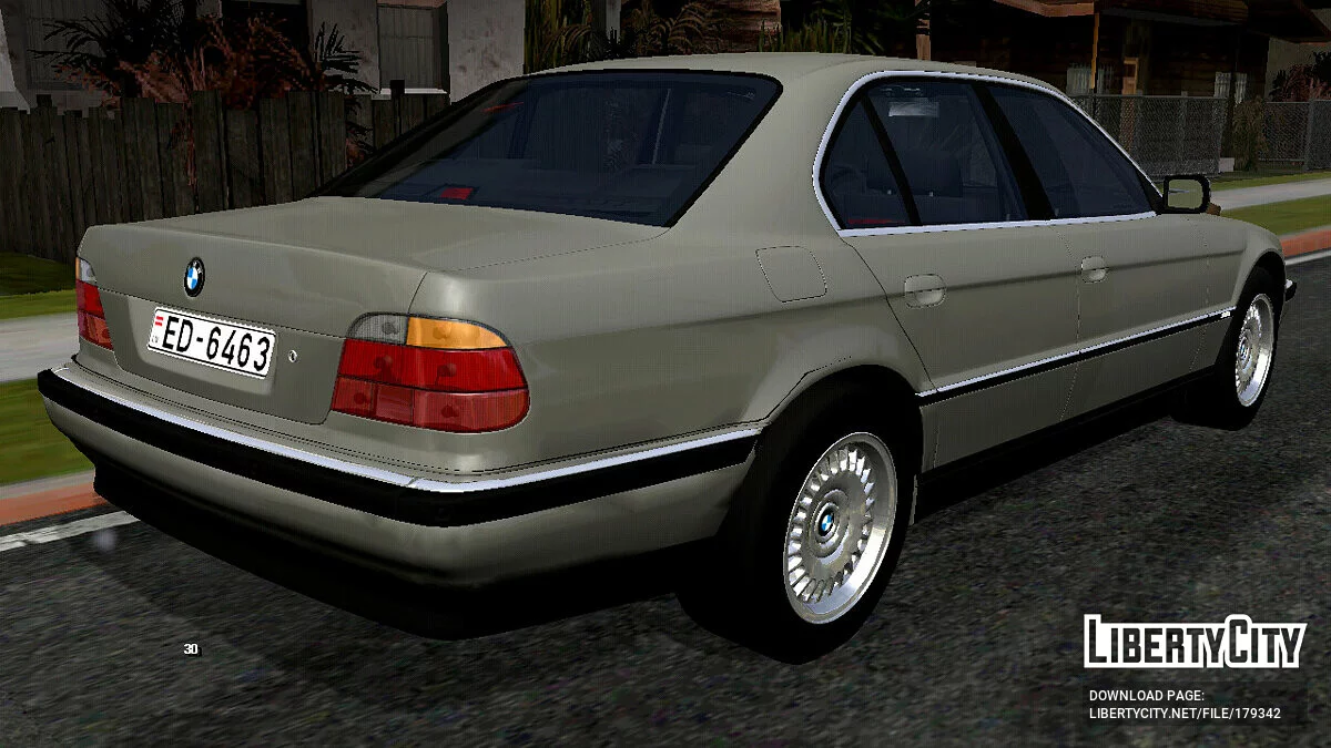 BMW 750 E38 / GTA San Andreas (iOS, Android)