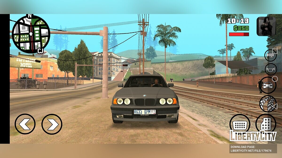 Замена e34.dff в GTA San Andreas (iOS, Android) (2 файла)