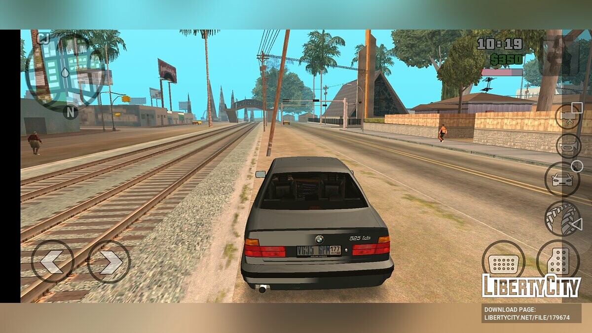 Скачать BMW E34 для GTA San Andreas (iOS, Android)