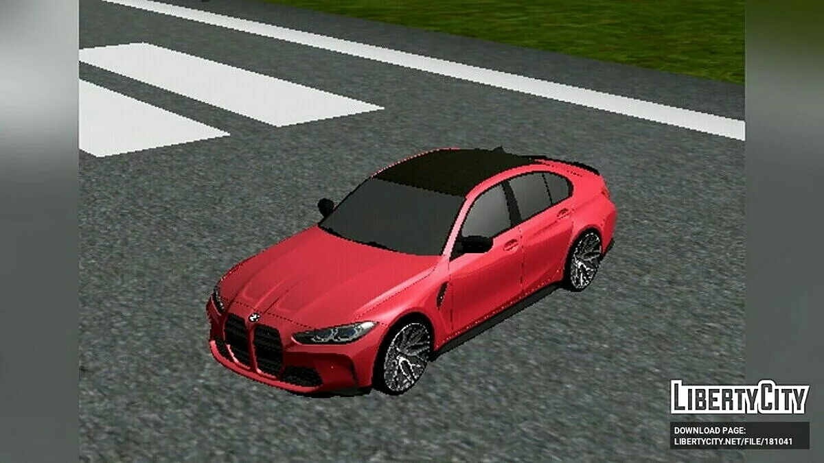BMW M3 Competition G80 2021 (только DFF) / GTA San Andreas (iOS, Android)