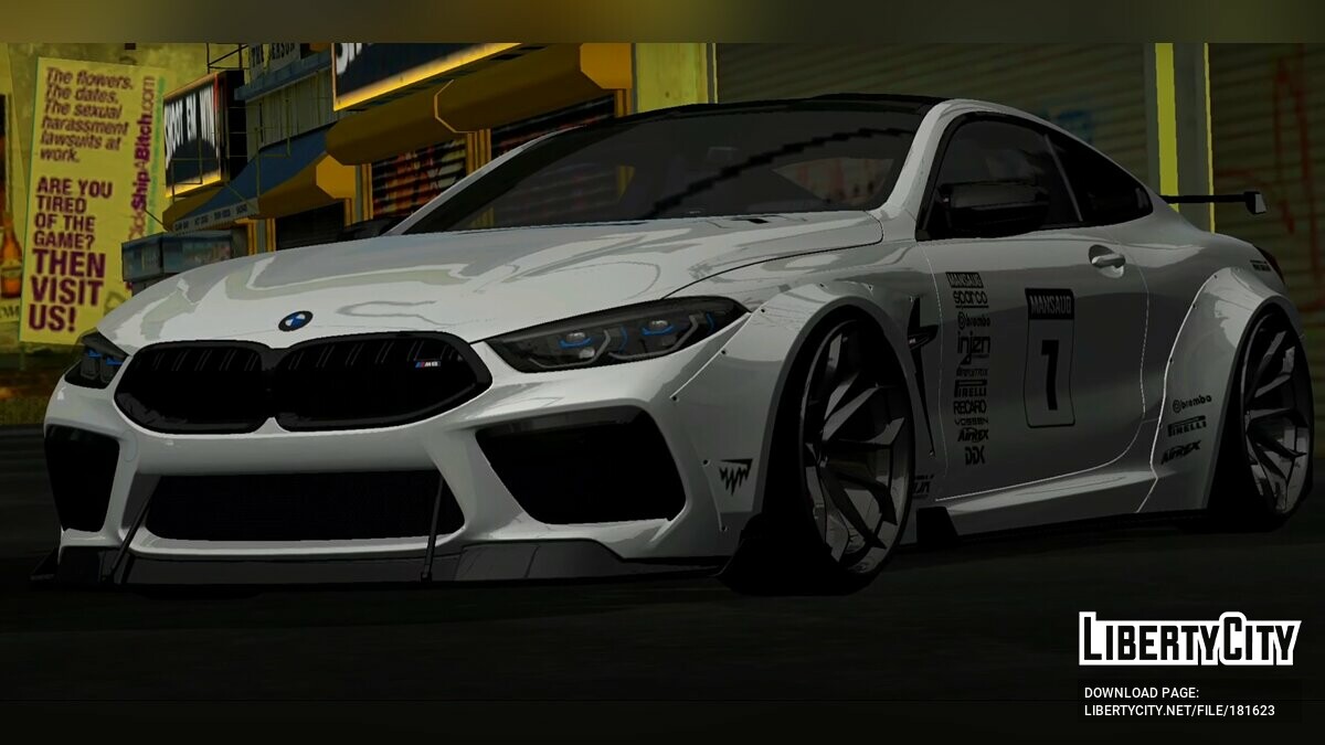 Скачать BMW M8 Performance MANSAUG для GTA San Andreas (iOS, Android)