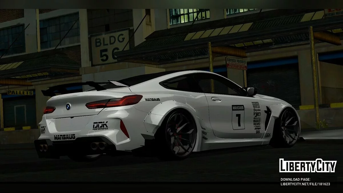 BMW M8 Performance MANSAUG / GTA San Andreas (iOS, Android)