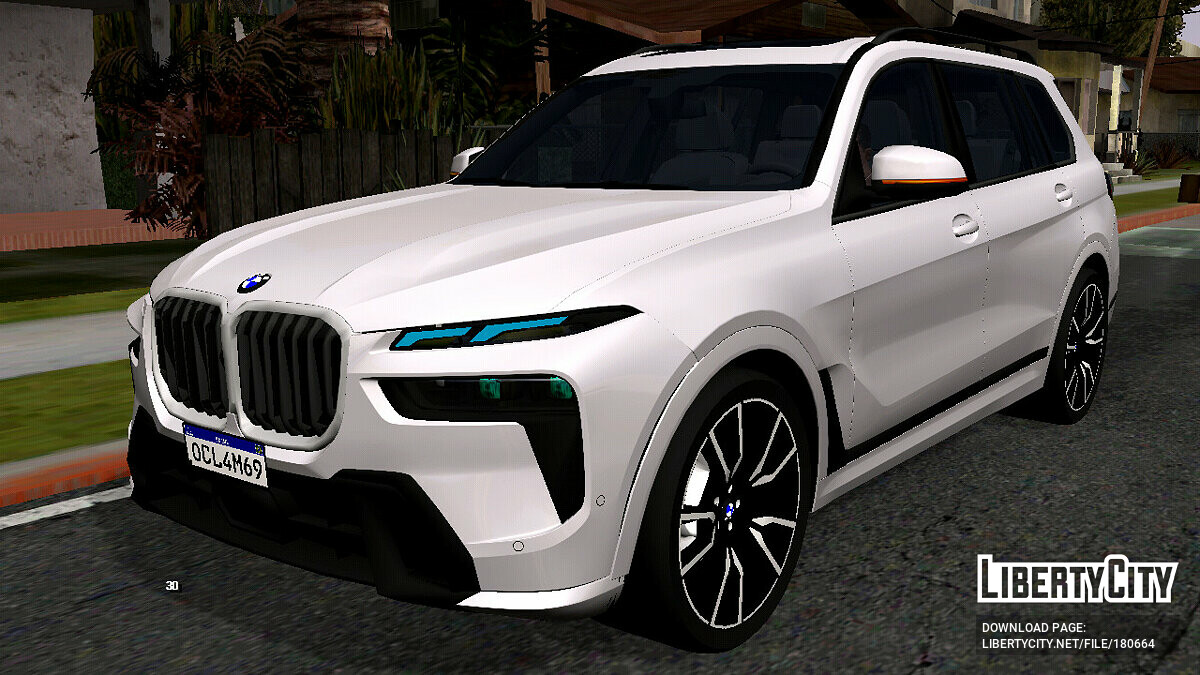 Скачать BMW X7 2023 (только DFF) для GTA San Andreas (iOS, Android)