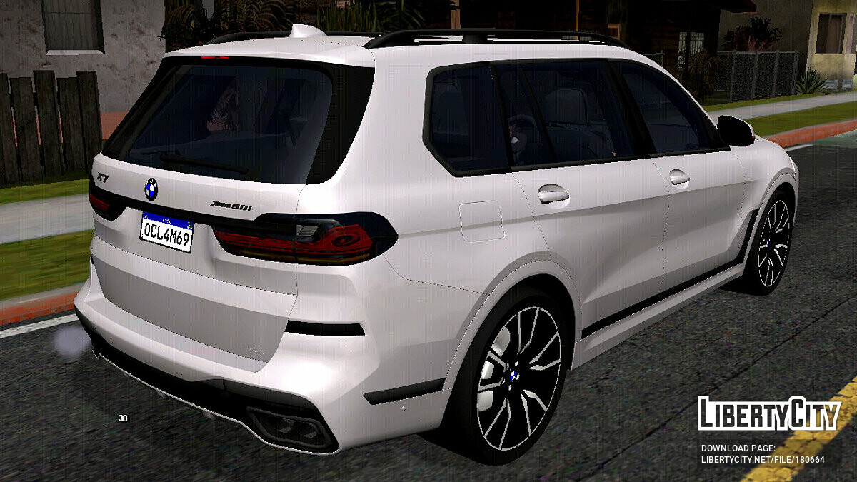 Скачать BMW X7 2023 (только DFF) для GTA San Andreas (iOS, Android)