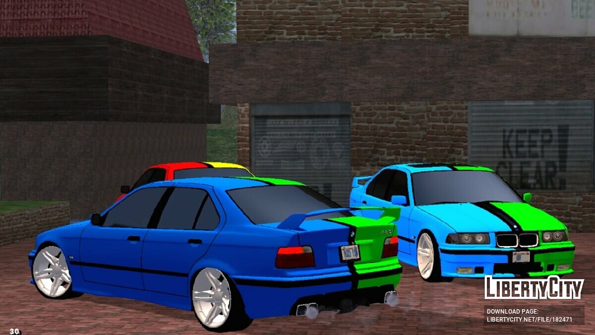 Скачать BMW E36 Tuning (только DFF) для GTA San Andreas (iOS, Android)