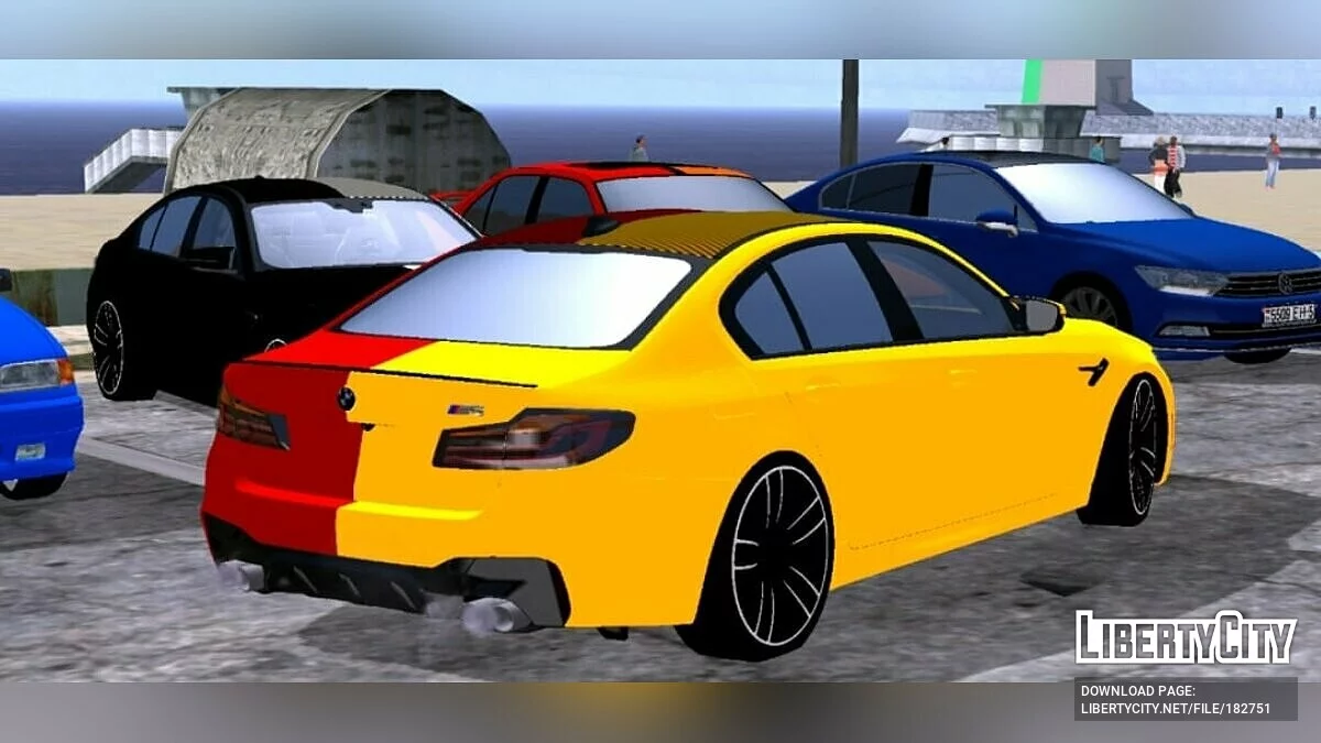 BMW M5 F90 (только DFF) / GTA San Andreas (iOS, Android)