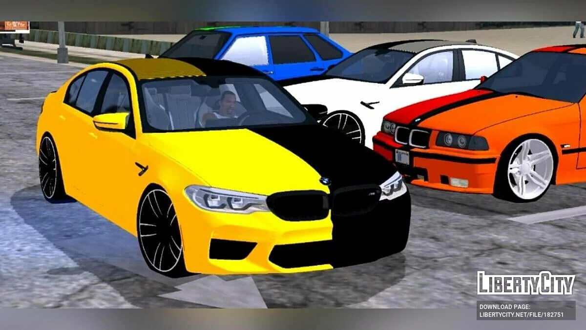BMW M5 F90 (только DFF) / GTA San Andreas (iOS, Android)