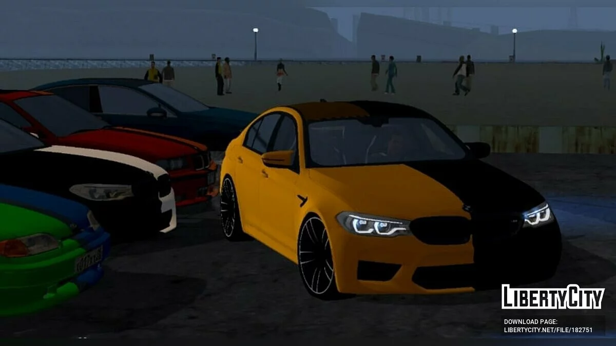 BMW M5 F90 (только DFF) / GTA San Andreas (iOS, Android)