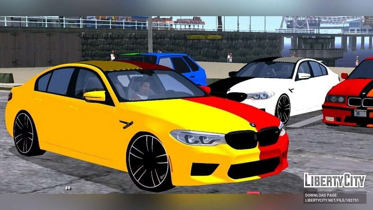 BMW M5 F90 (только DFF) / GTA San Andreas (iOS, Android)