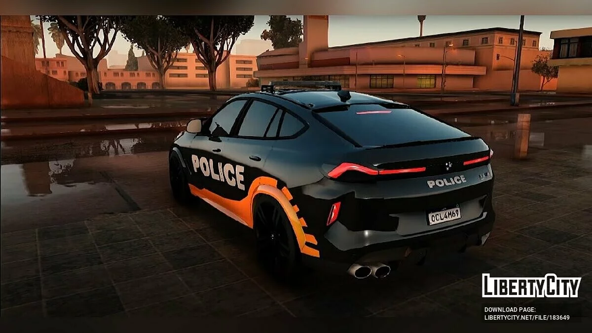 BMW X6 - Полиция (только DFF) / GTA San Andreas (iOS, Android)