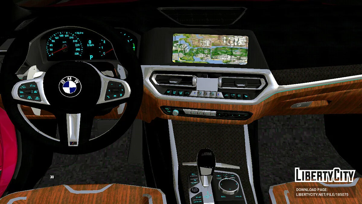 BMW M3 2023 (только DFF) / GTA San Andreas (iOS, Android)