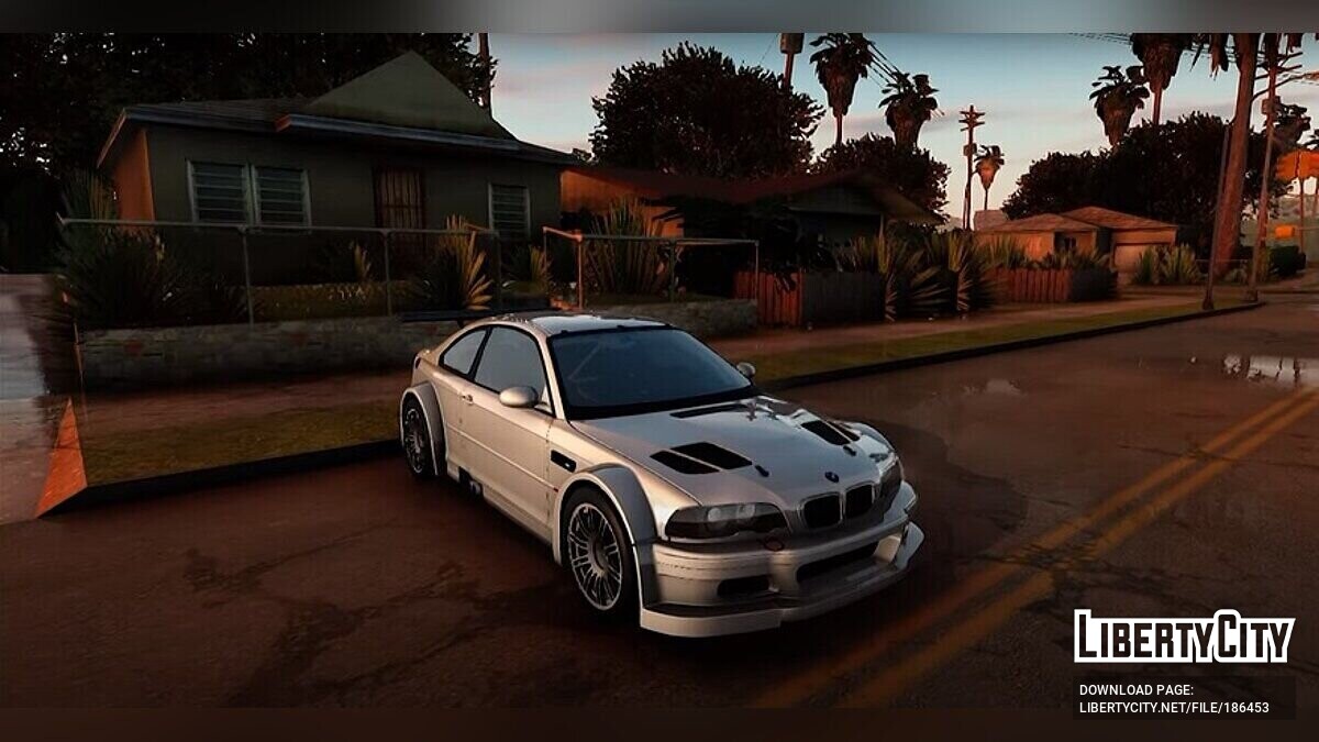 Скачать BMW M3 GTR (только DFF) для GTA San Andreas (iOS, Android)