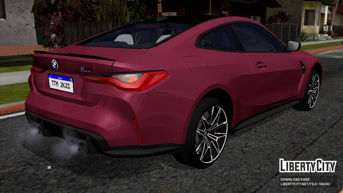 BMW M4 Competition 2021 (только DFF) / GTA San Andreas (iOS, Android)