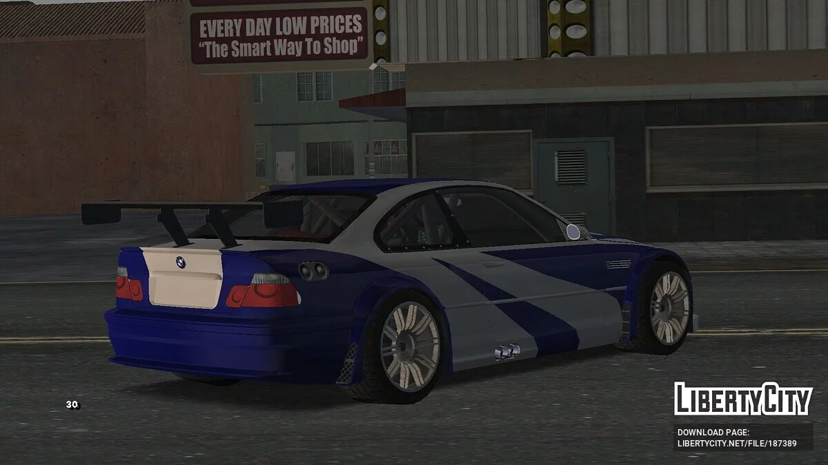 BMW M3 GTR (только DFF) / GTA San Andreas (iOS, Android)