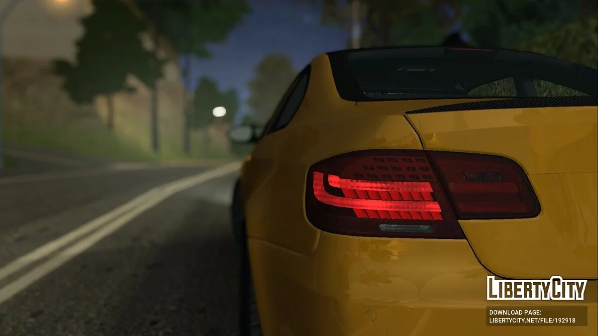 2012 BMW M3 E92 V1.0 / GTA San Andreas (iOS, Android)