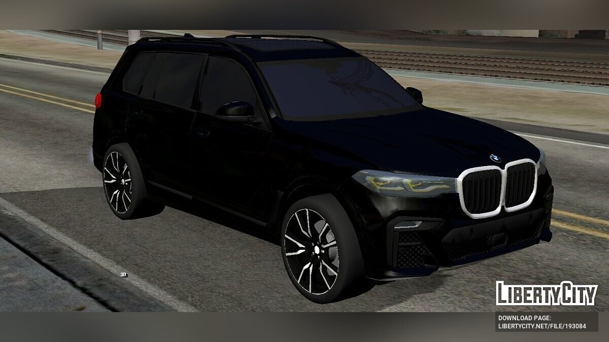 Скачать BMW X7 2020 (только DFF) для GTA San Andreas (iOS, Android)